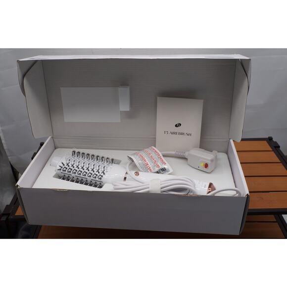 New T3 AireBrush Round One-Step Blow Dryer Brush – White/Rose Gold 2.5” - Picture 1 of 9